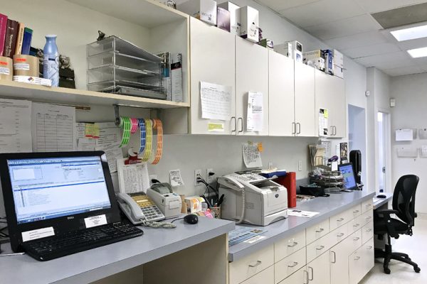 We're glad to be able to fill the majority of your pet's pharmaceutical needs in-house.